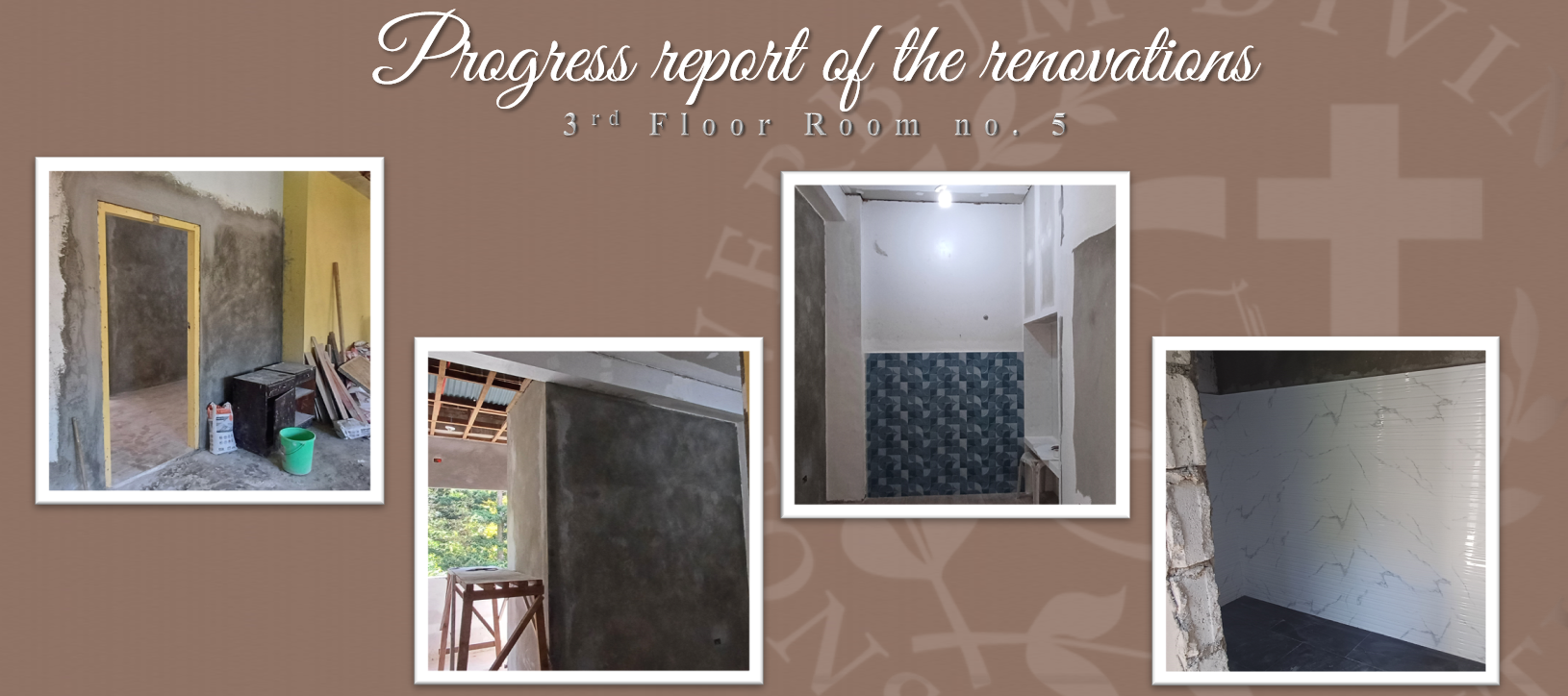 Progress report on the Renovations (3rd Floor Room no. 5)